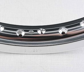 Rim 18" x 1.85 ALU - polished (Jawa CZ 125 175 250 350) / 