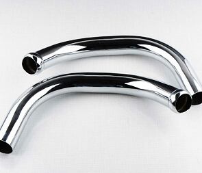 Exhaust pipe set - straight (Jawa 350 638) / Exhaust pipe set - straight (Jawa 350 638) /