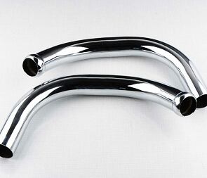 Exhaust pipe set - straight (Jawa 350 638) / 