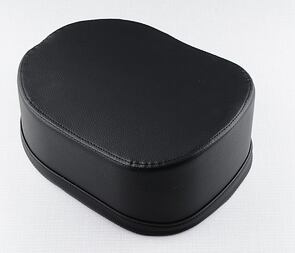 Seat - black (leatherette) (Jawa 50 Pionyr 555) / 
