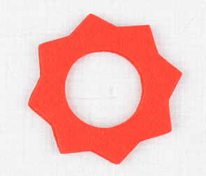 Felt pad of fuel tank filler cap - red (Jawa S11) / Felt pad of fuel tank filler cap - red (Jawa S11) /