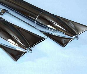 Exhaust silencer set (Jawa Perak) / Exhaust silencer set (Jawa Perak) /