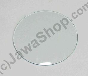 Glass of speedometer 80mm  - convex (Jawa CZ 125 175 250 350) / 