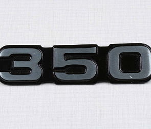 Metal plate - logo 350 (Jawa 350 634) / 