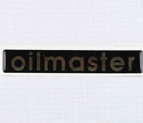 Sticker Oilmaster 120x20mm (3D) (Jawa) / 