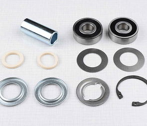 Wheel hub bearing set with spacer 50mm (Jawa CZ 125 175 250 350 Panelka) / 