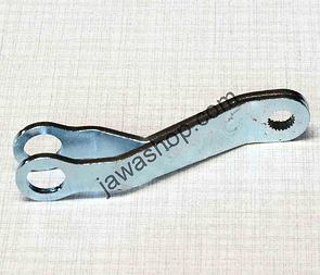 Brake arm lever - rear, zinc (Jawa 50 Pionyr 550) / 