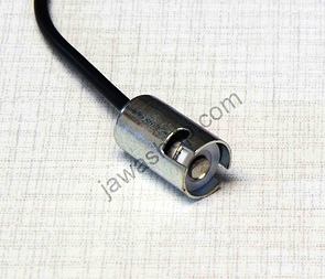 Bulb socket BA9S with wire (Jawa, CZ) / 