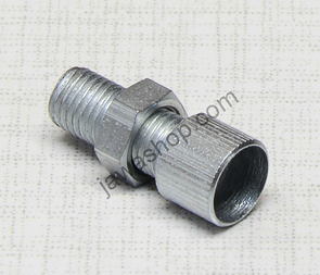 Bowden cable bolt with nut M6x16mm (Jawa 50 Babetta 207 210) / 