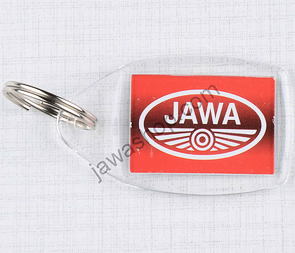 Key ring Jawa logo plastic / 