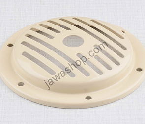 Electric horn cover d107mm - beige (Jawa CZ 125 175 250 350 Kyvacka) / 