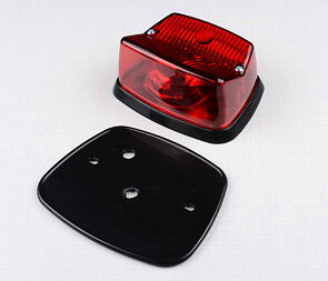 Tail lamp complete with plastic pad (Jawa 634, CZ 477) / Tail lamp complete with plastic pad (Jawa 634, CZ 477) /