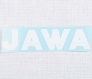 Sticker Jawa 120x28mm - white (Jawa) / 