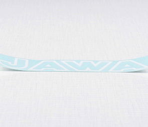 Sticker Jawa 117x29mm - white contour (Jawa) / 