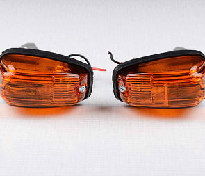 Rear blinker L+R set - rod 25mm (Jawa 250 350 Panelka) / 