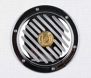 Electric horn cover (Cr) - golden PAL (Jawa CZ 250 350 Kyvacka) / 