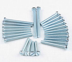 Engine bolt pack - 24 pcs (CZ 125, 175) / Engine bolt pack - 24 pcs (CZ 125, 175) /