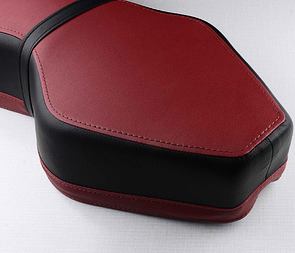 Seat guitar - red / black side (Jawa CZ 250 350 Kyvacka) / 