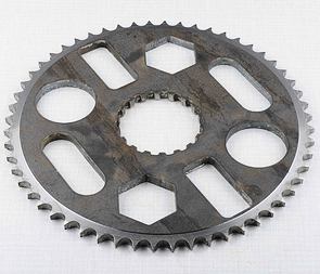 Rear chain wheel - 56t (CZ 125 175 250 Sport) / 