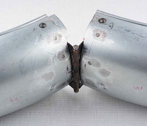 Rear mudguard with hem and hole (Jawa 250 350 Perak) / 