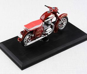 1:18 scale model Jawa 350 Automatic (1966) - RED / 