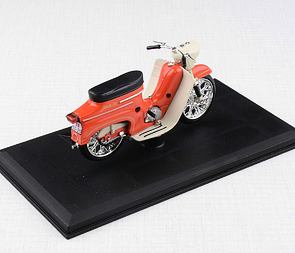 1:18 scale model Jawa 50 Pionyr type 20 - LIGHT RED / 