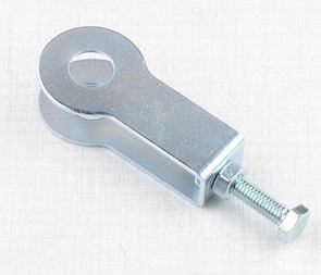 Chain adjuster - left (Jawa 50 Pionyr 21 23) / 