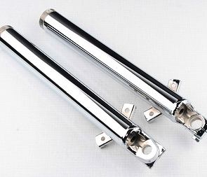 Front fork Plunger set - 2 bolts (Jawa CZ 125 175 250 350) / 