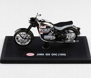 1:18 scale model Jawa 500 OHC (1956) - BLACK / 