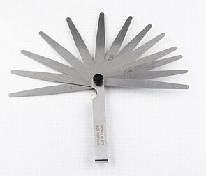Blade metric gauge set 0.05-1.0mm -13pcs (Jawa CZ 125 175 250 350) / 