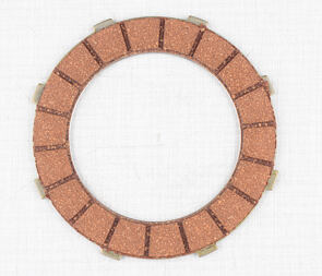 Clutch plate - ferodo (CZ 125 175 250) / 