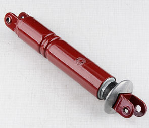 Rear shock - plain, red (Jawa CZ 125 175 250 350 Kyvacka) /  Rear shock - plain, red (Jawa CZ 125 175 250 350 Kyvacka) /