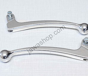 Brake and clutch lever set with ball-end (Jawa CZ 250 350 Panelka) / 