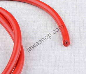 High voltage ignition cable - red 1m (Jawa, CZ) / 