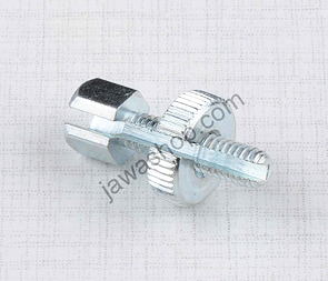 Bowden cable adjustment bolt M6x22mm (Jawa CZ 125 175 250 350) / 