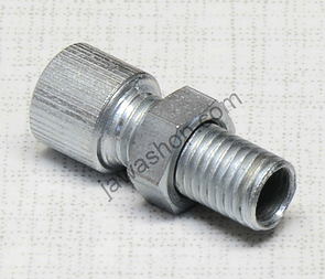Bowden cable bolt with nut M6x16mm (Jawa 50 Babetta 207 210) / 