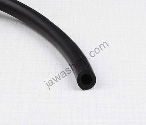 Fuel hose 5x2mm - black 0.5m (Jawa CZ 125 175 250 350) / 