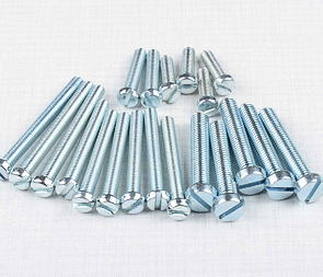 Engine bolt pack - 20 pcs (Jawa 634, Bizon, CZ) / Engine bolt pack - 20 pcs (Jawa 634, Bizon, CZ) /
