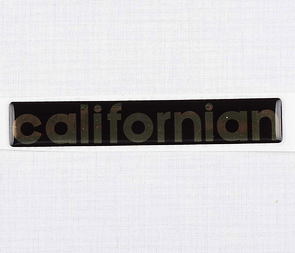 Sticker Californian 120x20mm (3D) (Jawa 350 Californian) / 