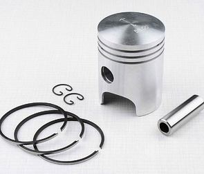 Piston set 58.00 - 60.00mm, pin 16mm - LEFT (Jawa 350  - 12V) / 