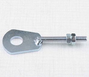 Chain adjuster - left (Jawa 90, Pionyr 555) / 