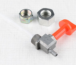 Fuel tap - bottom outlet, red (Jawa 50 Babetta 207 210) / Fuel tap - bottom outlet, red (Jawa 50 Babetta 207 210) /