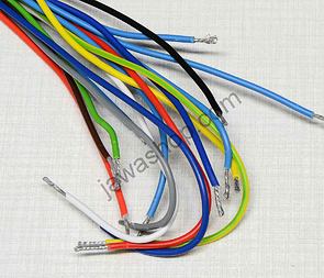 Electro cables set (Perak) (Jawa 250, 350) / Electro cables set (Perak) (Jawa 250, 350) /