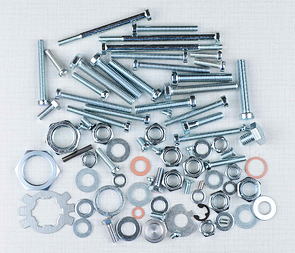 Engine bolt & nut pack (Jawa CZ 250 350 634) / 