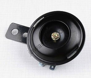 Electric horn 12V black (Jawa 250 350 CZ 125 175) / 