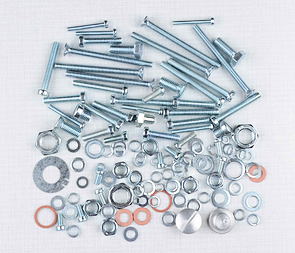 Engine bolt & nut pack (CZ 125,150 C) / 