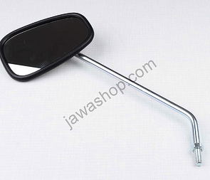 Rearview mirror left - oval, M8 (Jawa CZ 125 175 250 350 634) / 