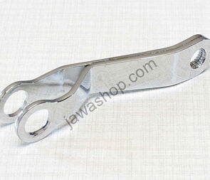 Brake arm lever - rear - chrome (Jawa 50 Pionyr 550) / 