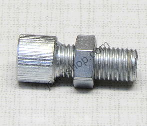 Bowden cable bolt with nut M6x16mm (Jawa 50 Babetta 207 210) / 