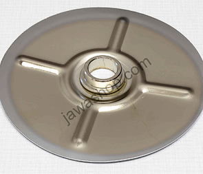 Cover of rear chain wheel - chrome (Jawa 250 350 Kyvacka) / 